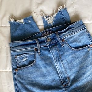 Abercrombie & Fitch ultra high rise super skinny ANKLE jeans
